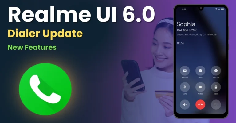 realme ui 6.0 dialer