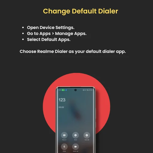 Realme UI 5.0 Dialer