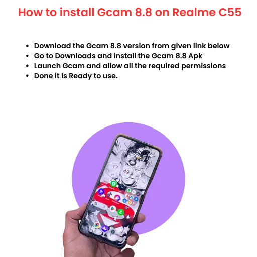 Realme C55 Gcam 8.8 Features