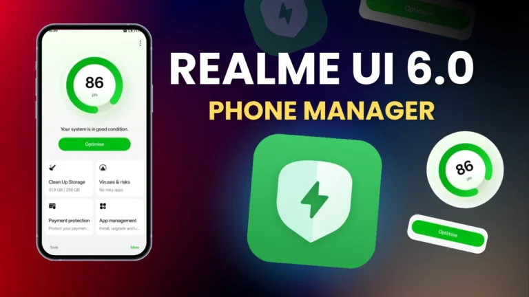 Realme UI 6.0 Phone Manager