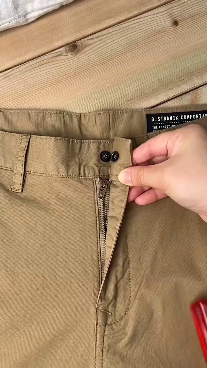 Menβs Slim Fit Formal Pants, Classic Flat Front, Professional Wear - Image 3
